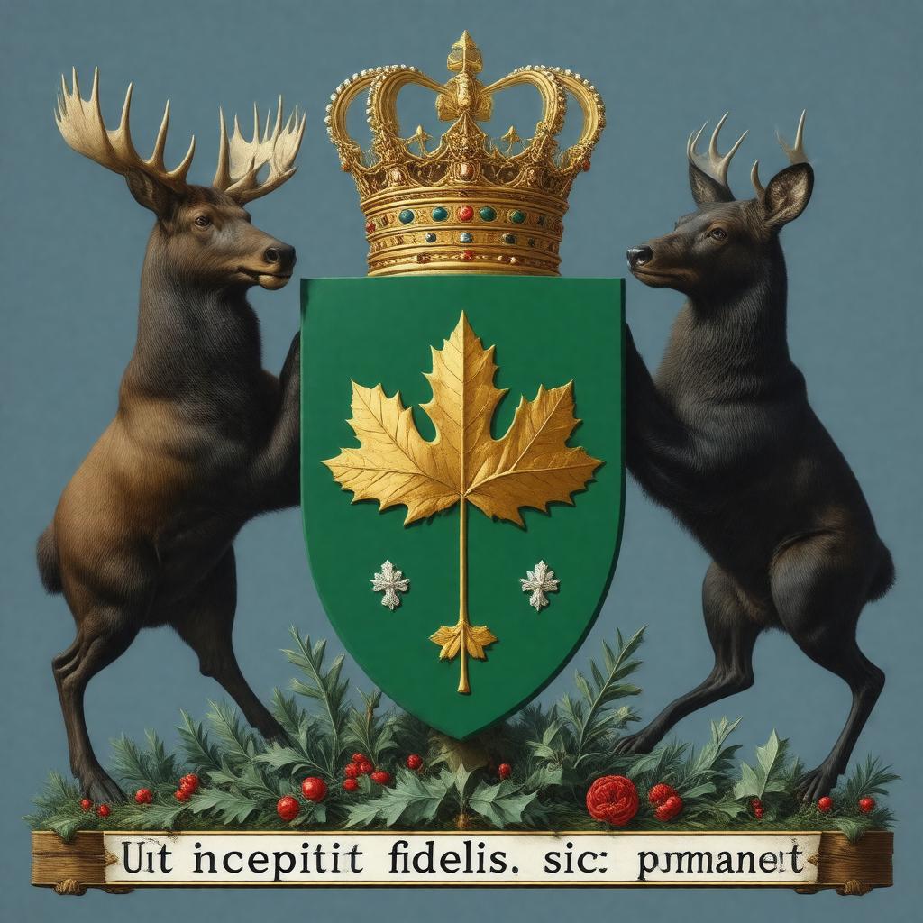 AI-created image of Coat of arms of Ontario