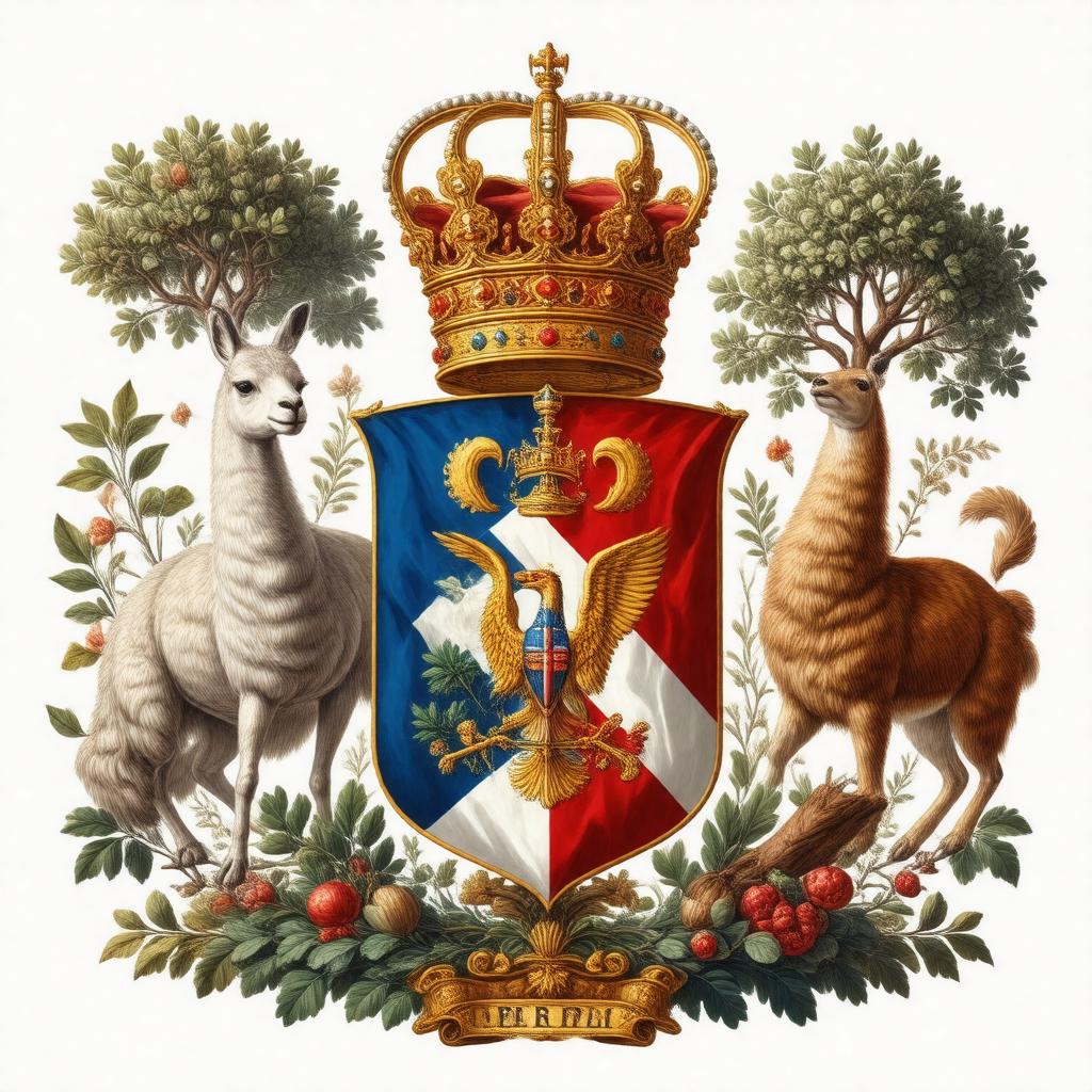 AI-created image of Coat of arms of Peru