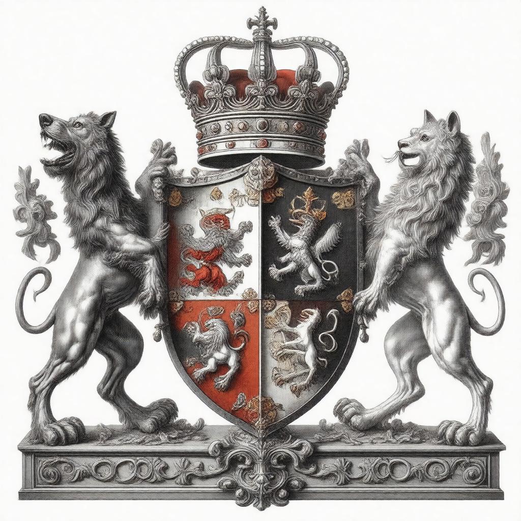Click to view larger image AI-created image of Coat of arms of Saxe-Coburg and Gotha