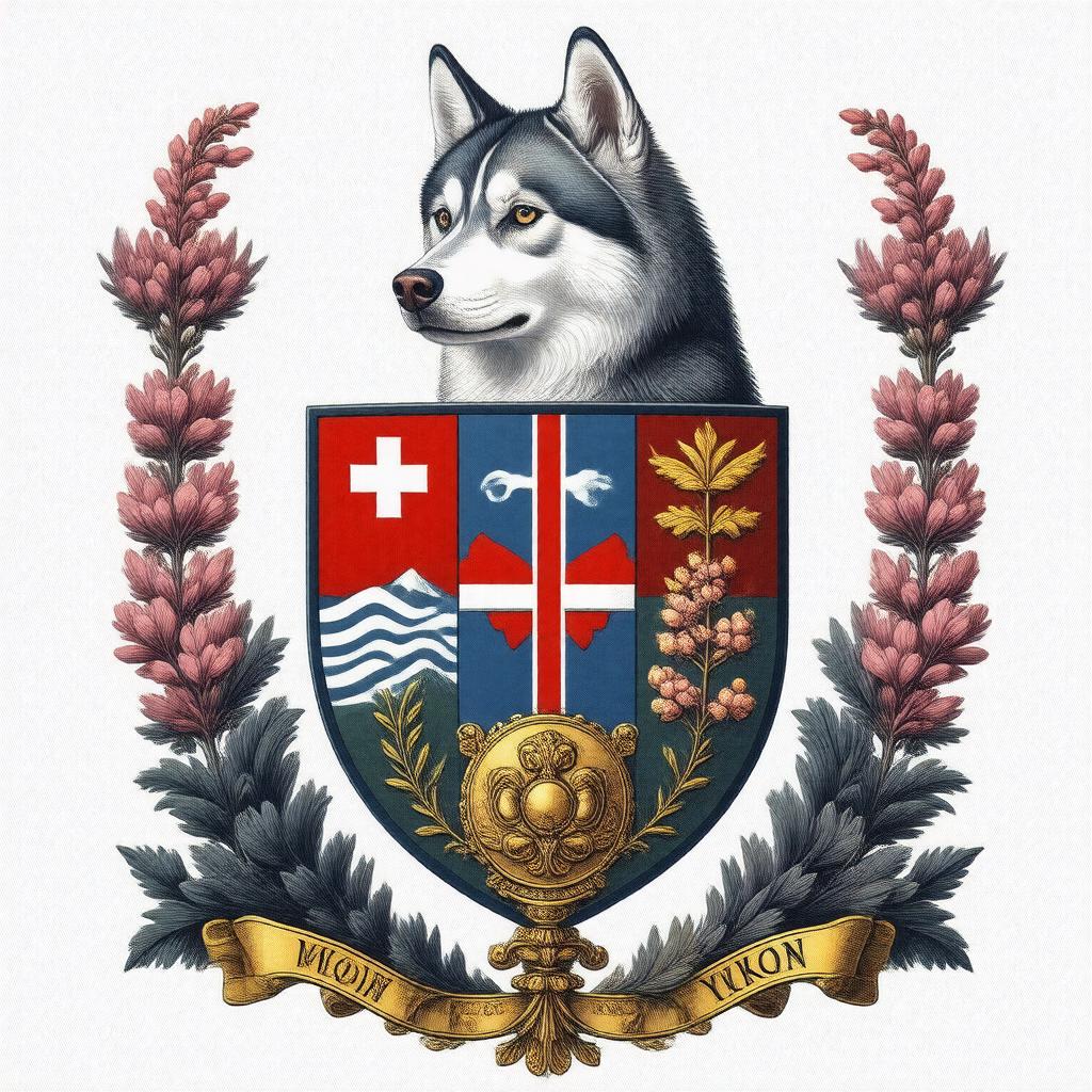 AI-created image of Coat of arms of Yukon