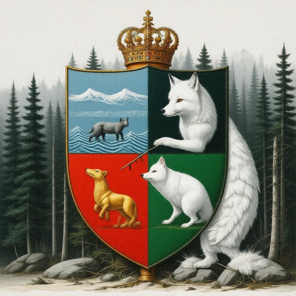 AI-created image of Coat of arms of the Northwest Territories