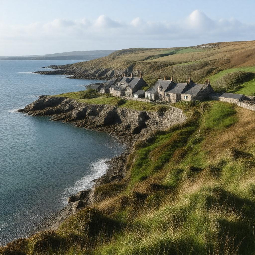 AI-created image of Coates, near Burntisland, Fife, Scotland