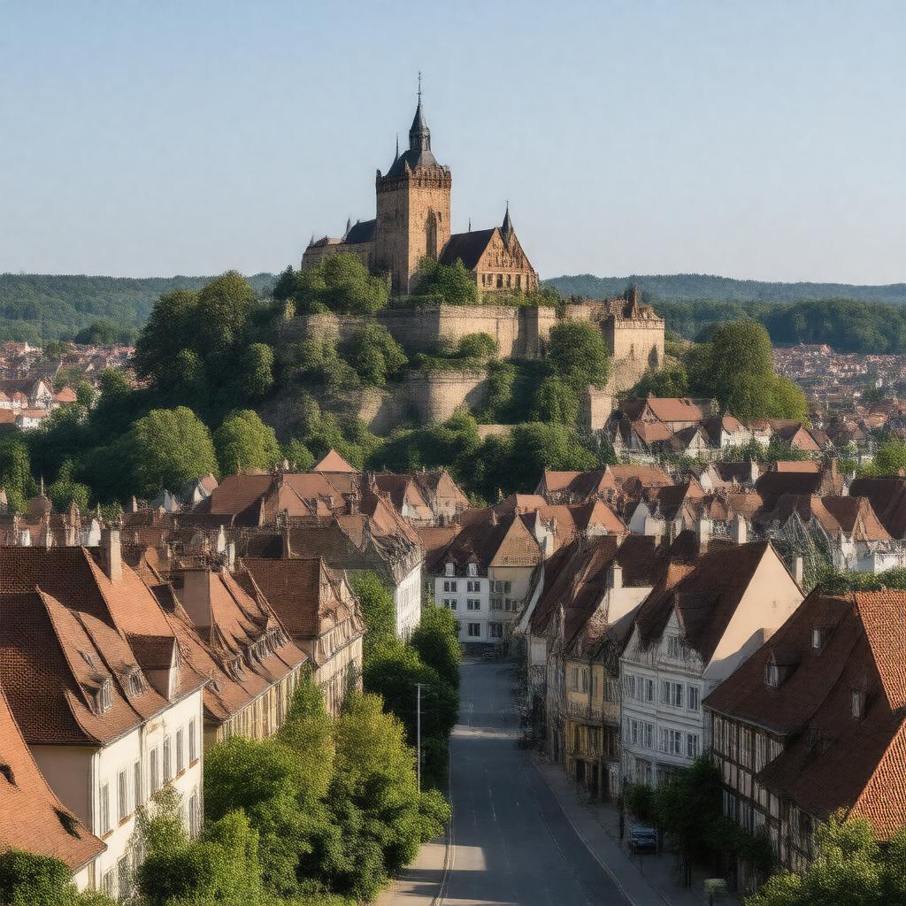 AI-created image of Coburg, Germany