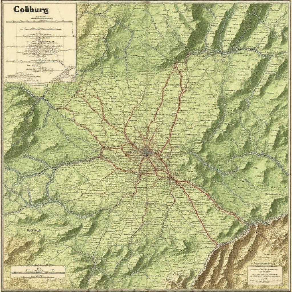 AI-created image of Coburg district