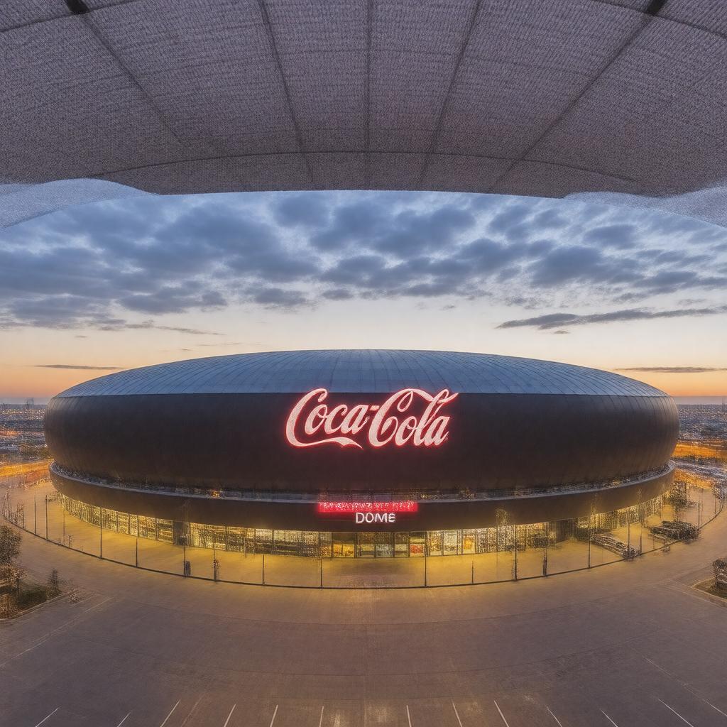 Click to view larger image AI-created image of Coca-Cola Dome, Johannesburg