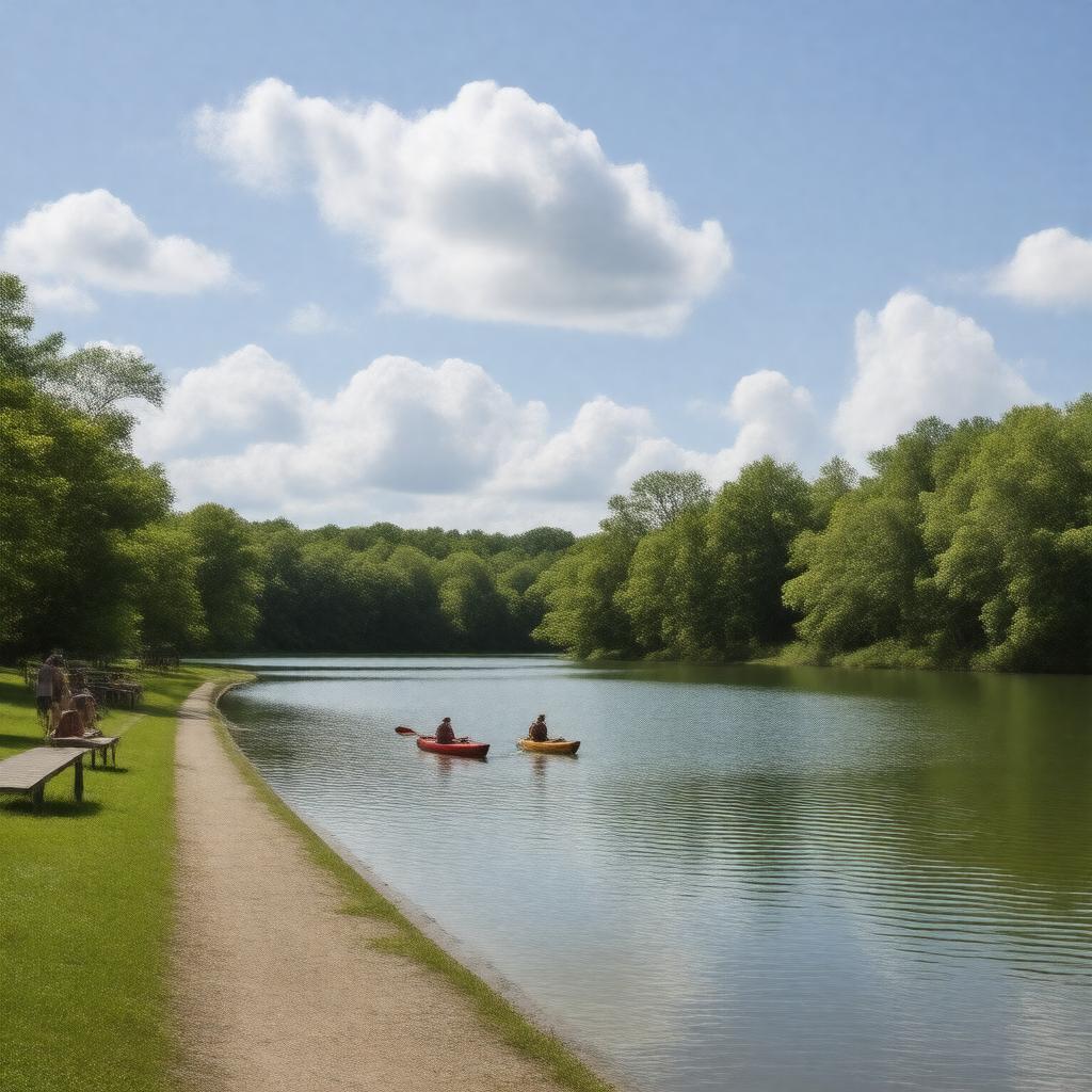 AI-created image of Cochituate State Park