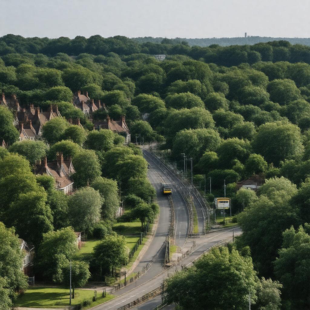 AI-created image of Cockfosters