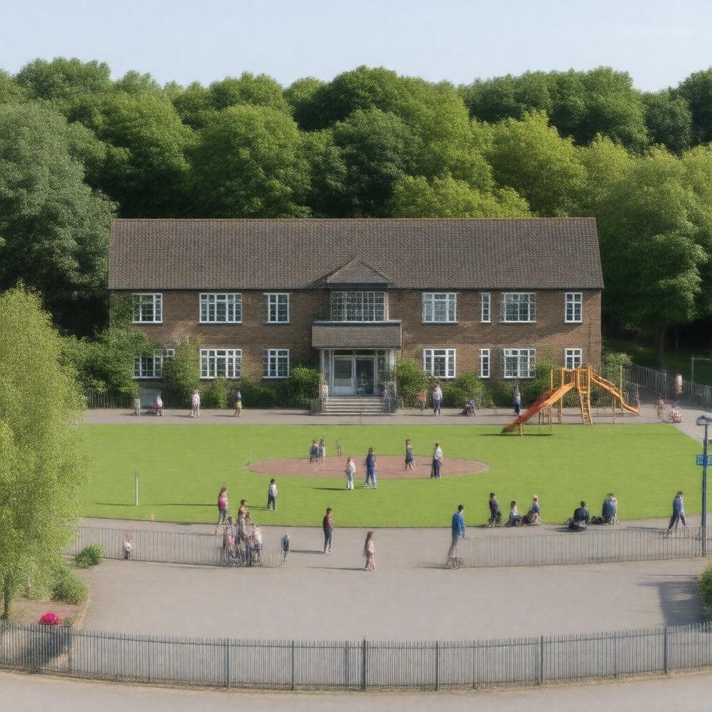 Click to view larger image AI-created image of Cockfosters Primary School