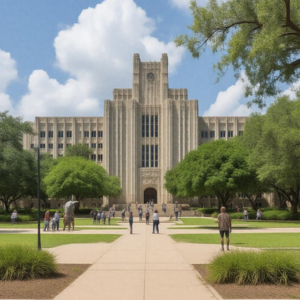 AI-created image of Cockrell School of Engineering