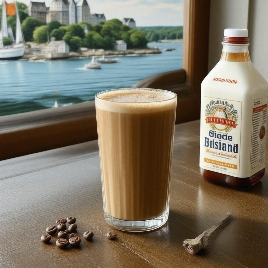 Click to view larger image AI-created image of Coffee milk