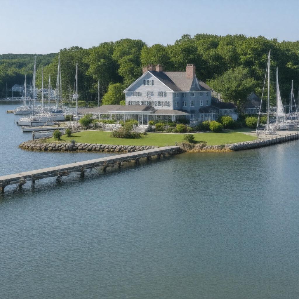 AI-created image of Cohasset Yacht Club