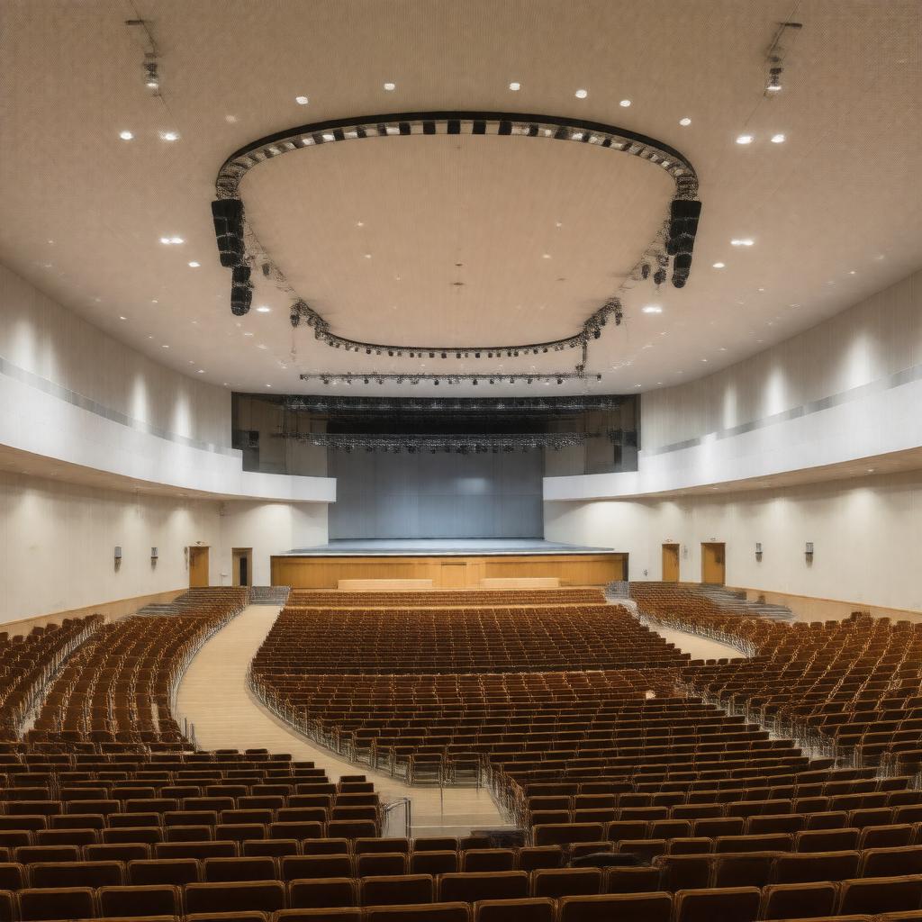 AI-created image of Cohen Auditorium