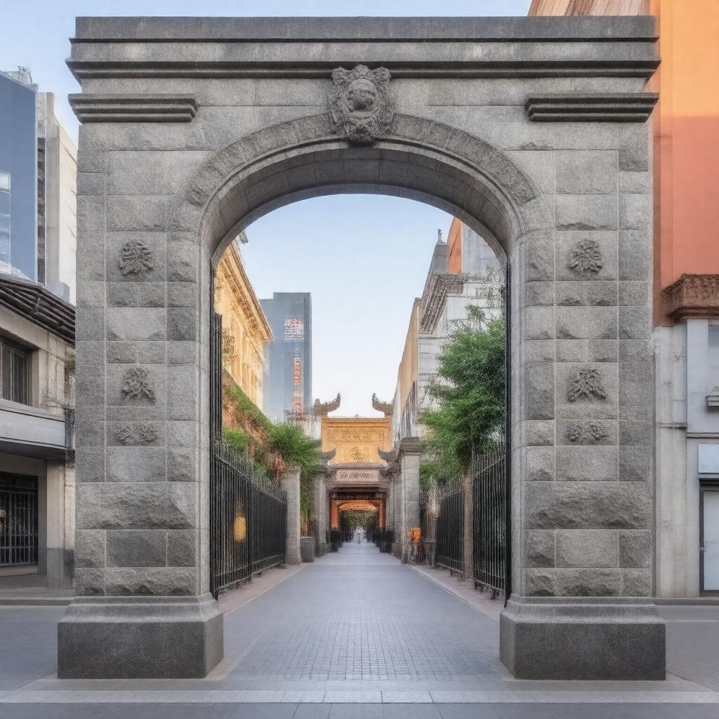 AI-created image of Cohen Place Archway