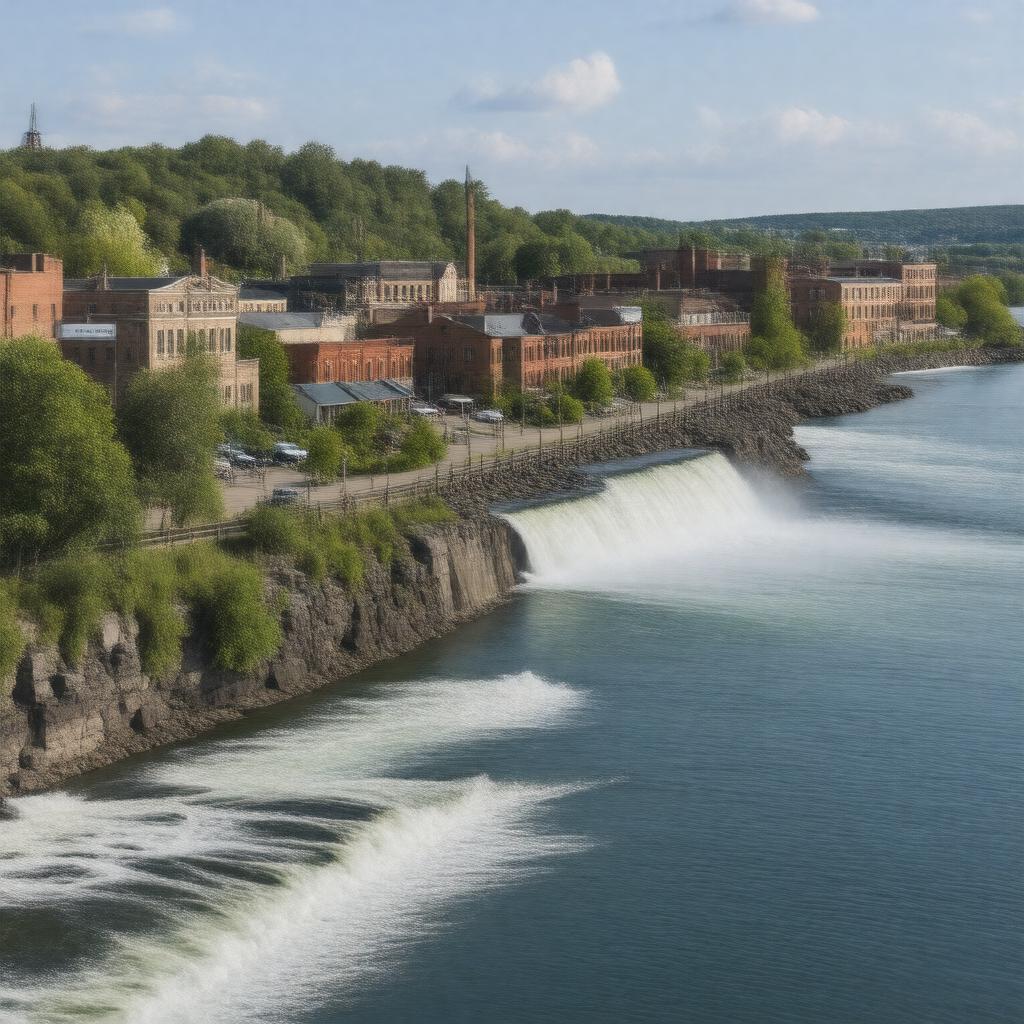 AI-created image of Cohoes, New York