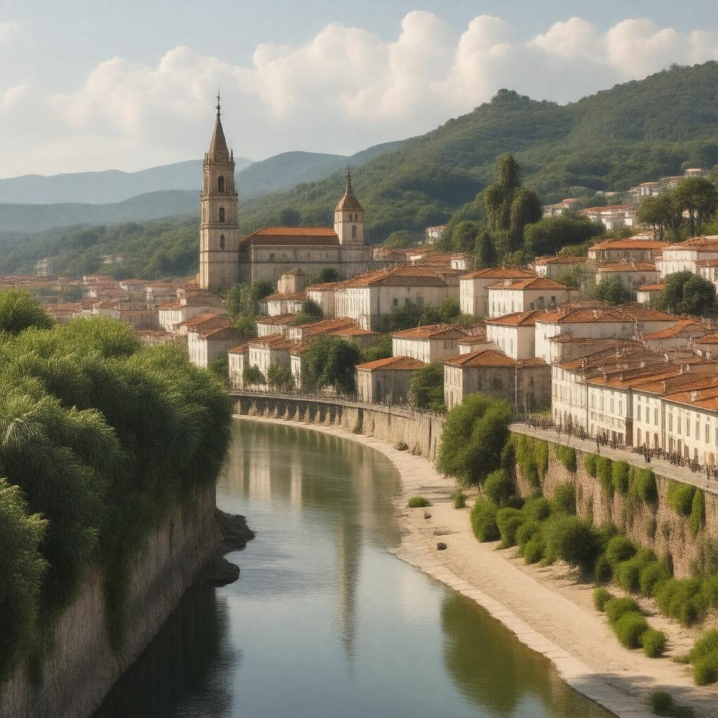 AI-created image of Coimbra, Portugal