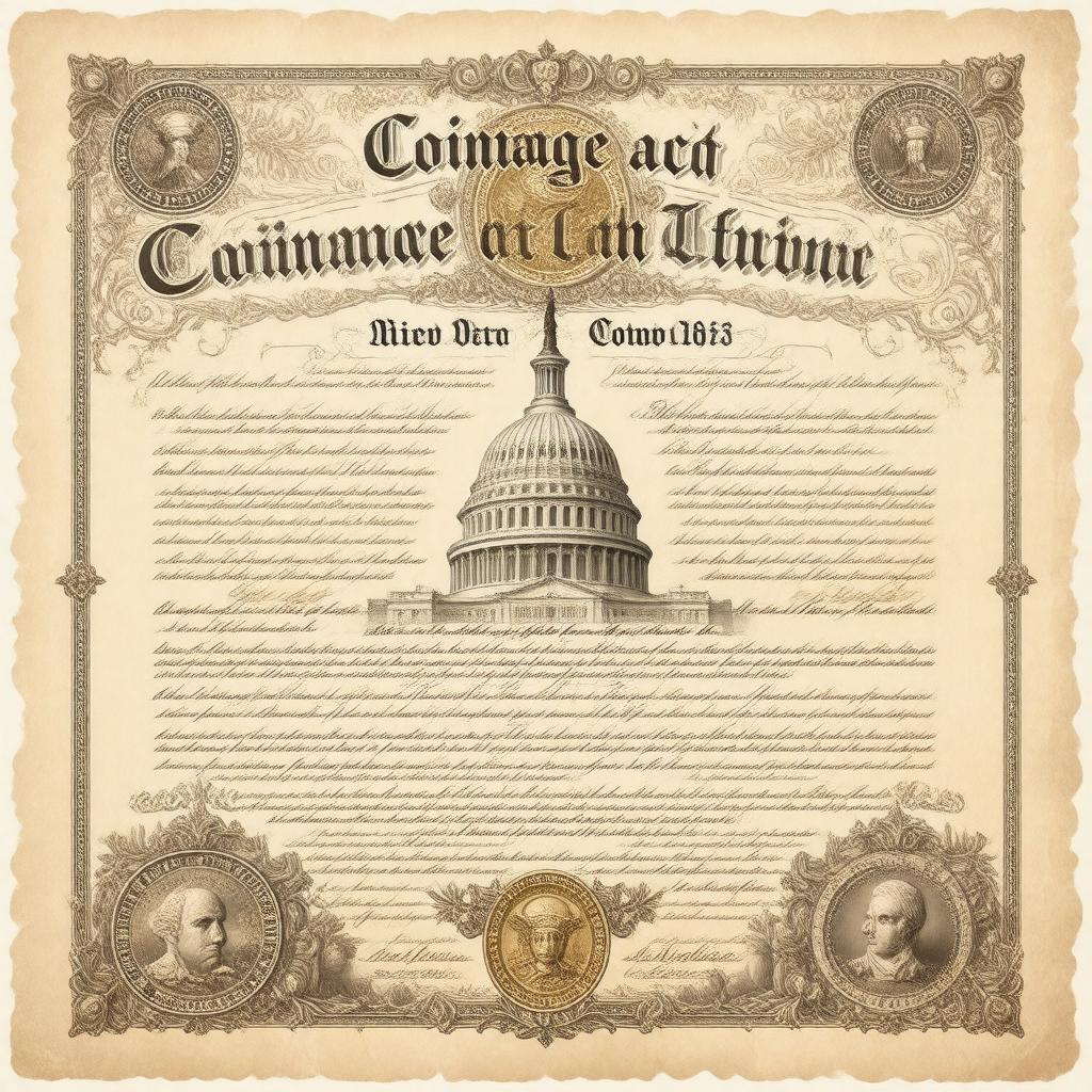 AI-created image of Coinage Act of 1873