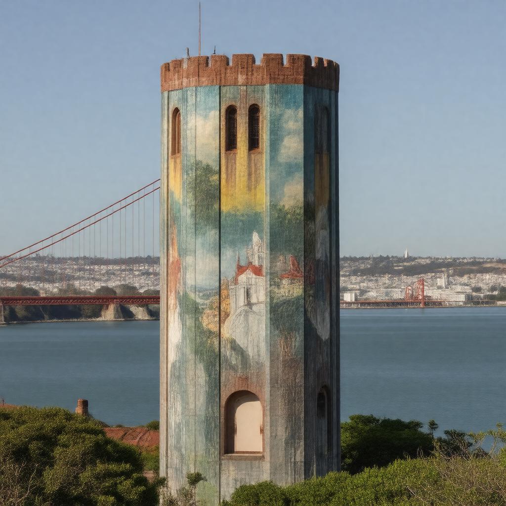 AI-created image of Coit Tower