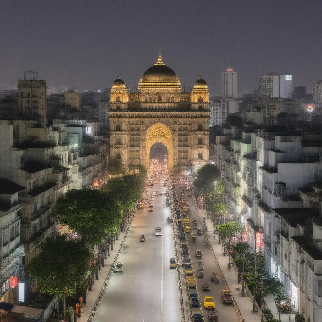 AI-created image of Colaba, Mumbai, India
