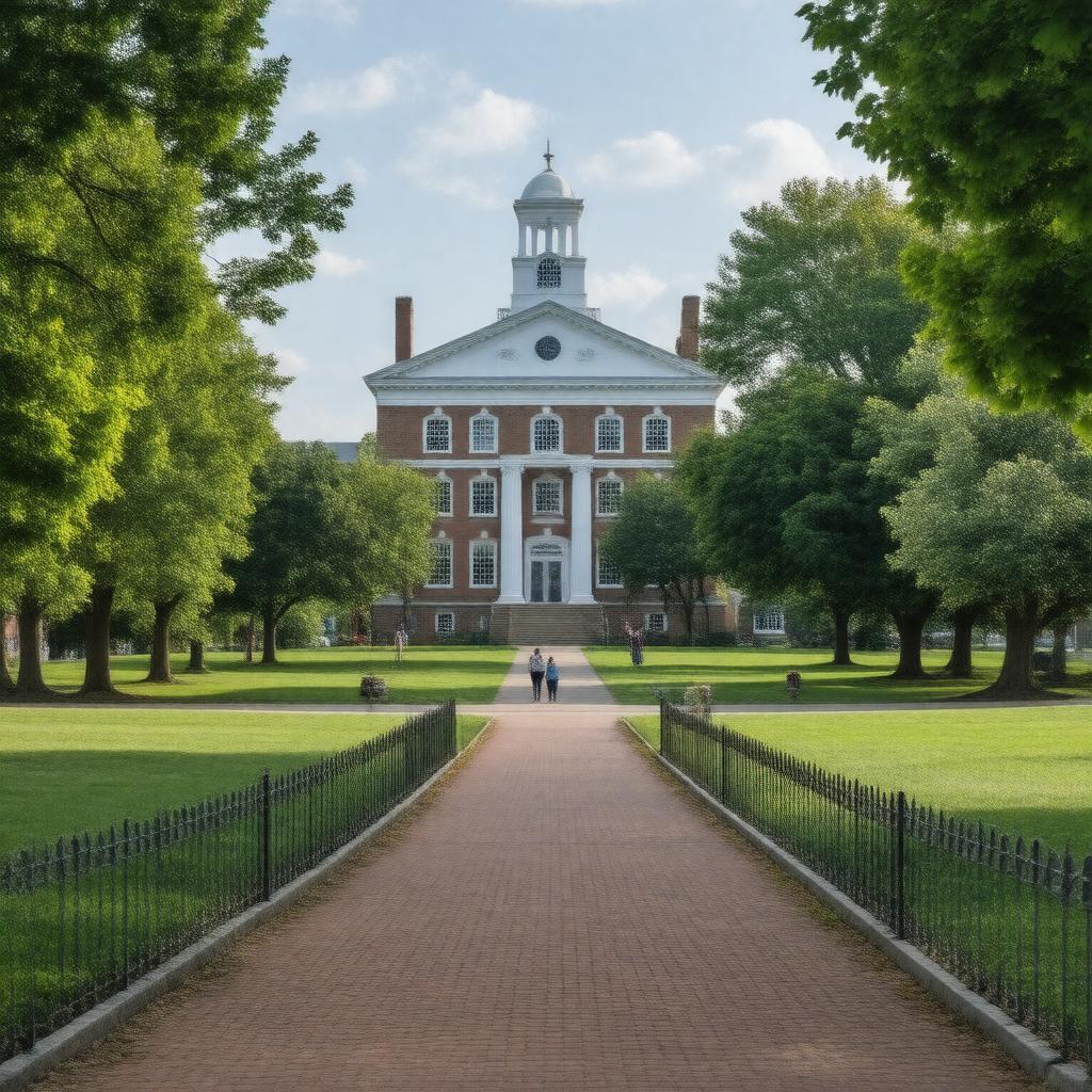 AI-created image of Colby College