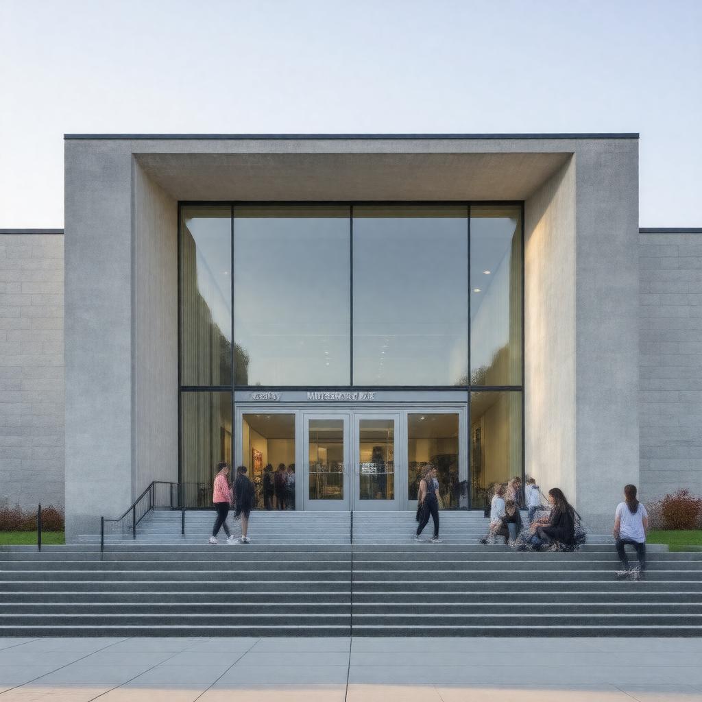 Click to view larger image AI-created image of Colby Museum of Art