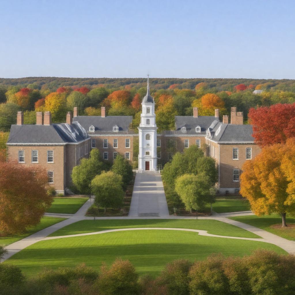 AI-created image of Colby University
