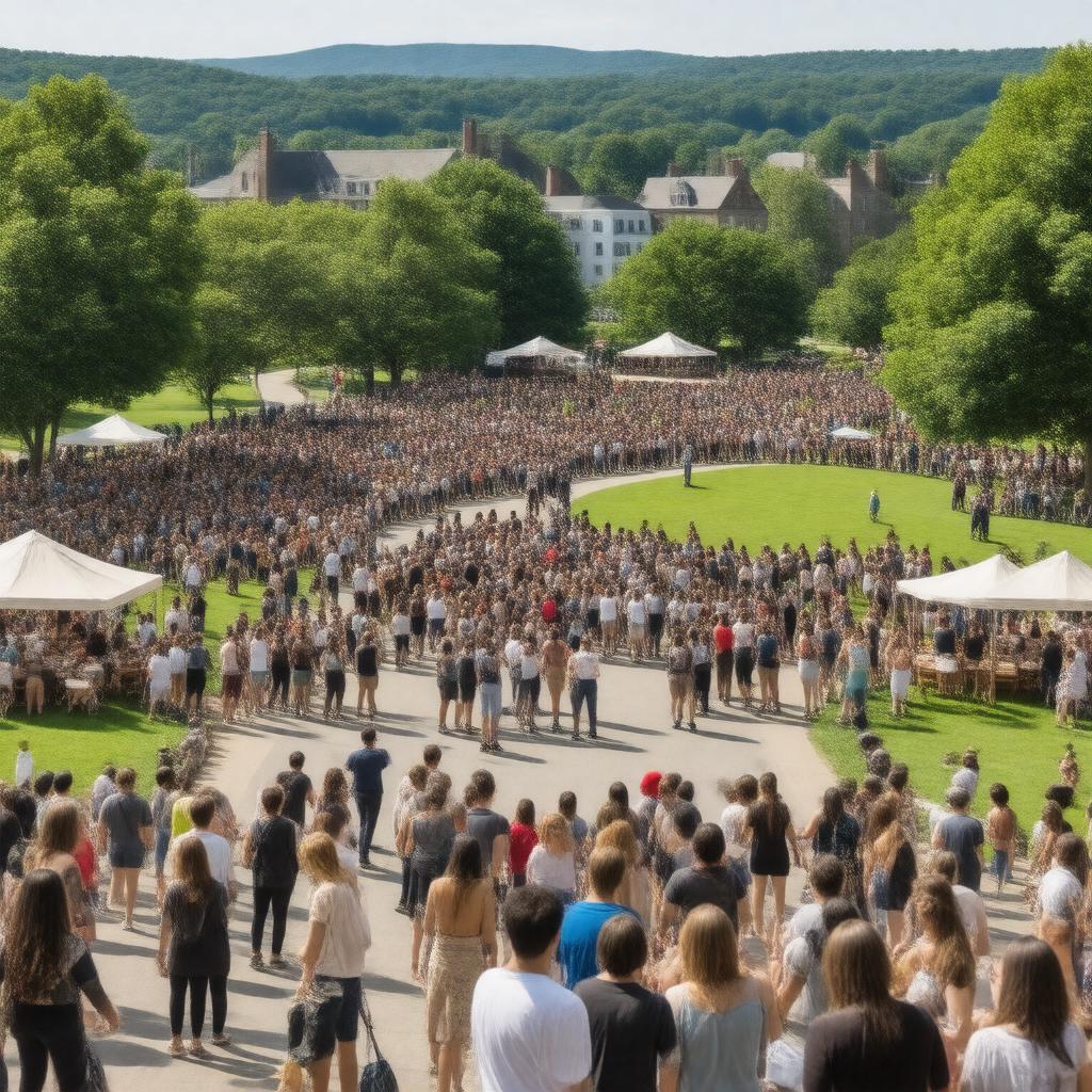 Click to view larger image AI-created image of Colgate University Reunion Weekend