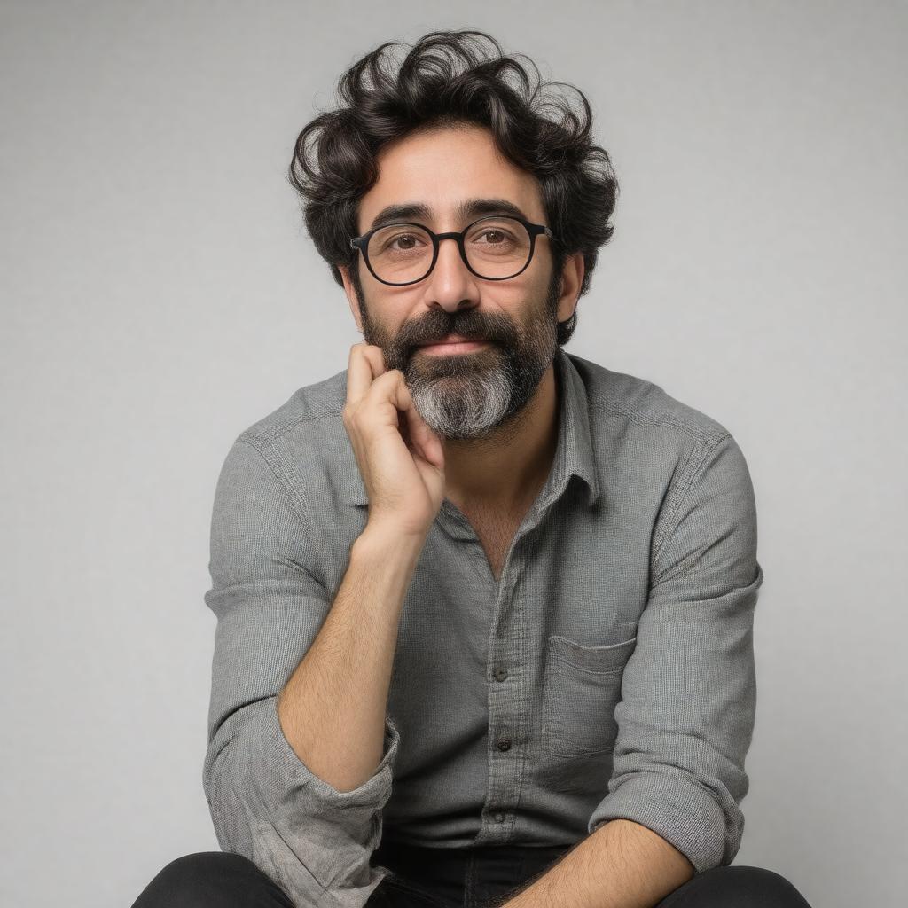 AI-created image of Colin Baddiel