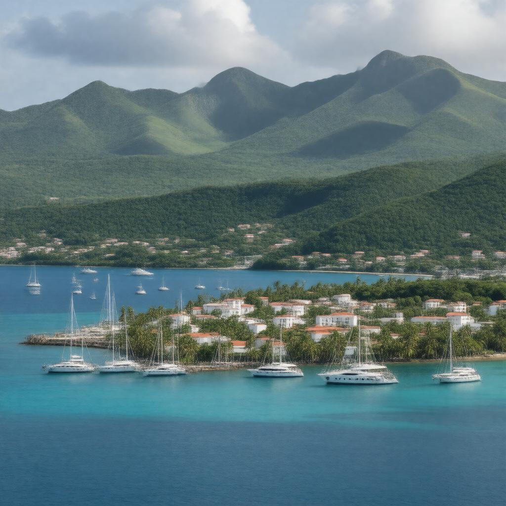 AI-created image of Collectivité territoriale de Saint-Barthélemy