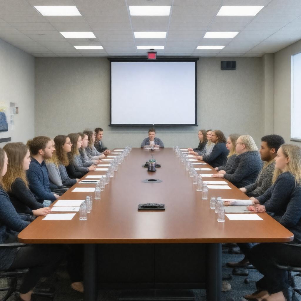 Click to view larger image AI-created image of College Council