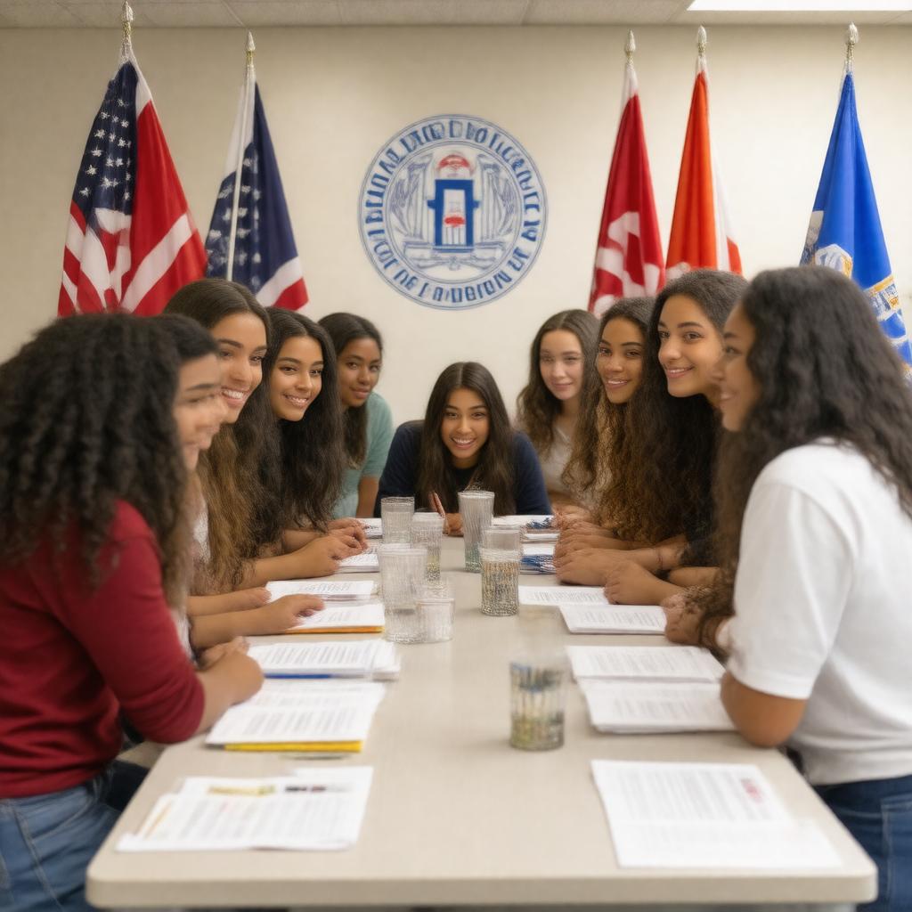 AI-created image of College Democrats of America