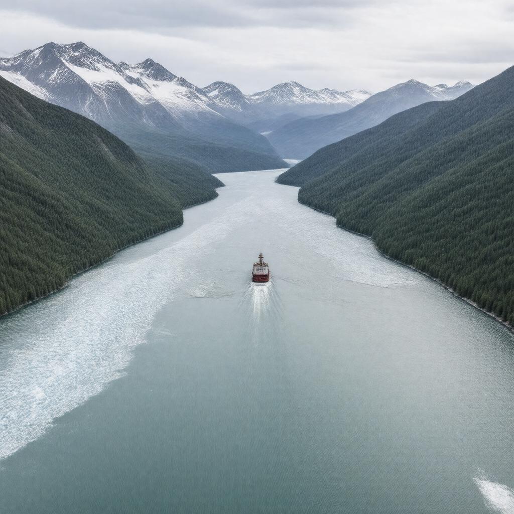 Click to view larger image AI-created image of College Fjord