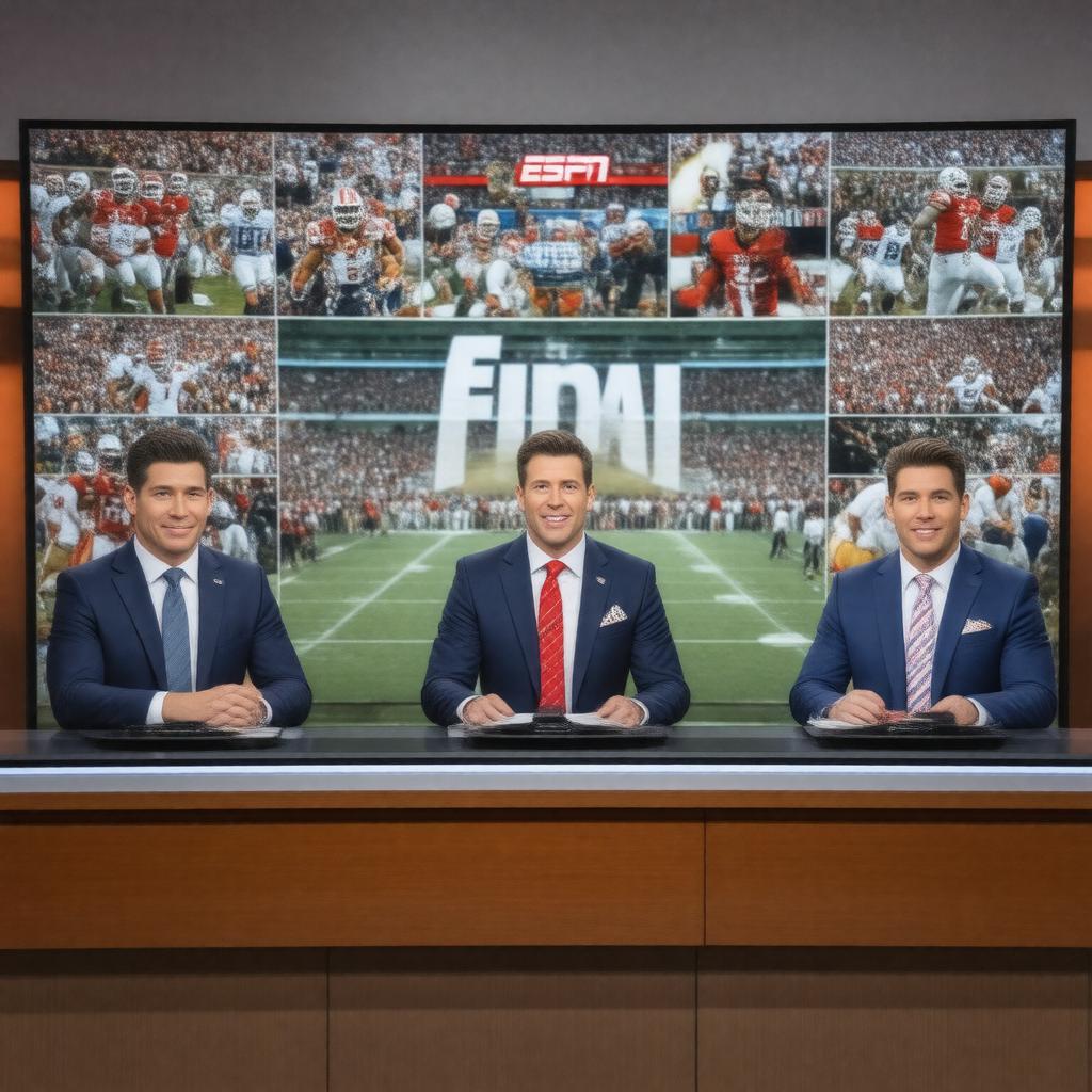 AI-created image of College Football Final
