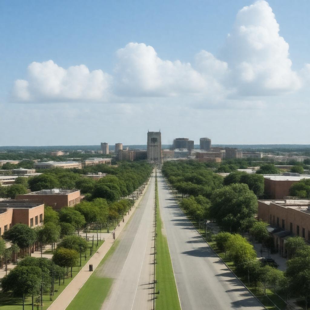 AI-created image of College Station, Texas