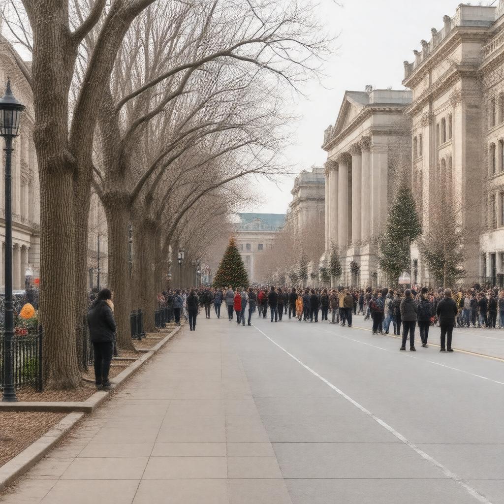 Click to view larger image AI-created image of College Walk