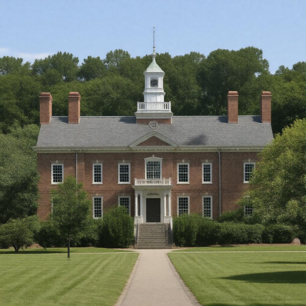 Click to view larger image AI-created image of College in the English Colony of Rhode Island and Providence Plantations