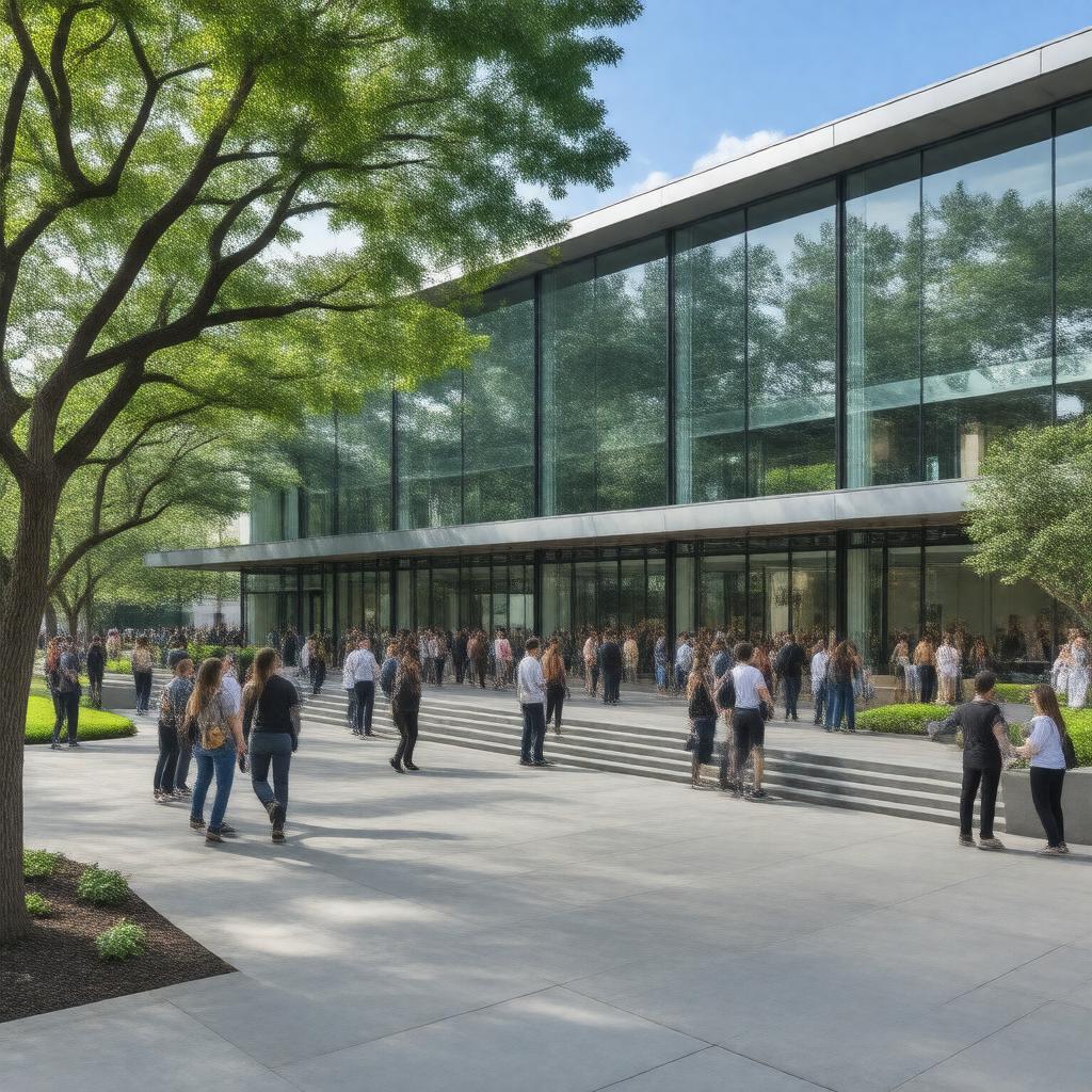 Click to view larger image AI-created image of College of Business