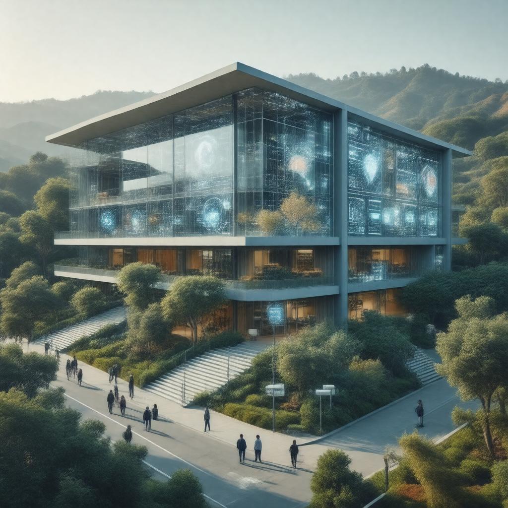 AI-created image of College of Computing, Data Science, and Society