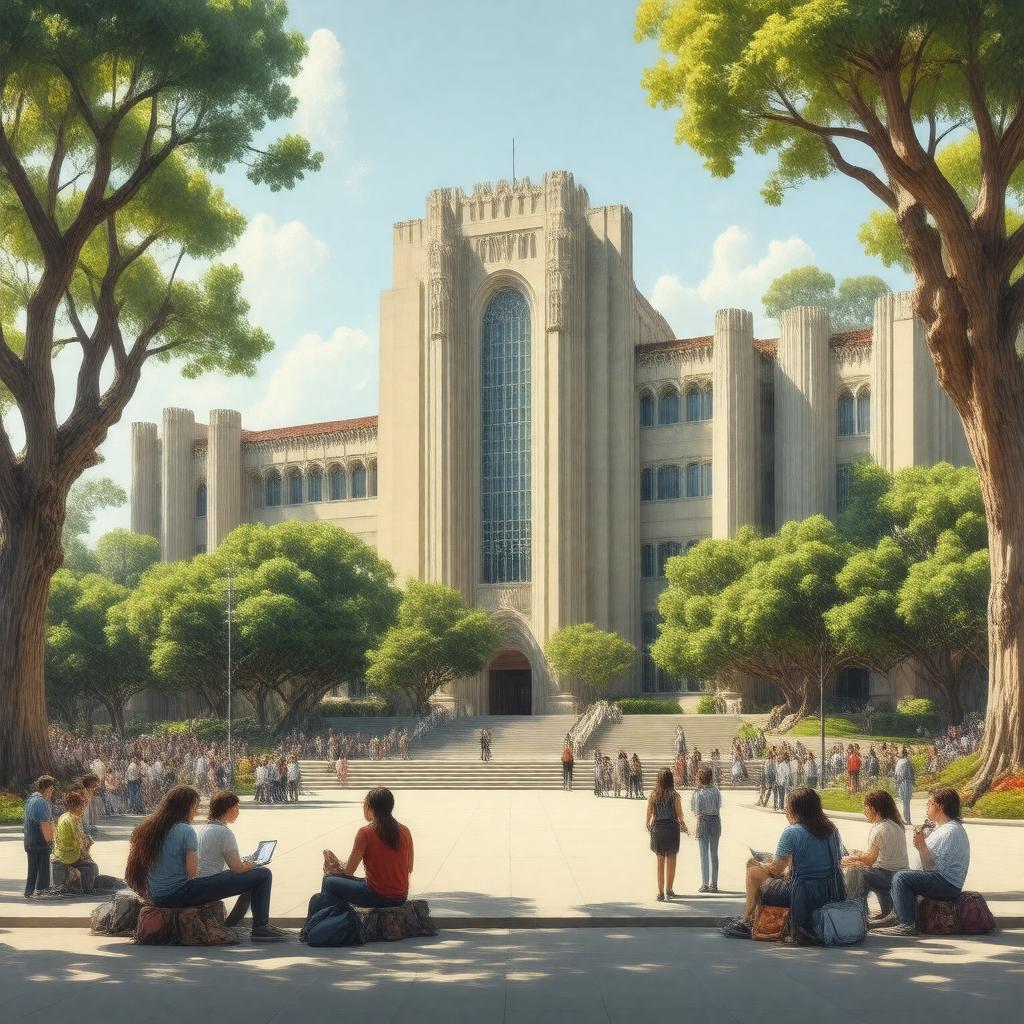 AI-created image of College of Environmental Design