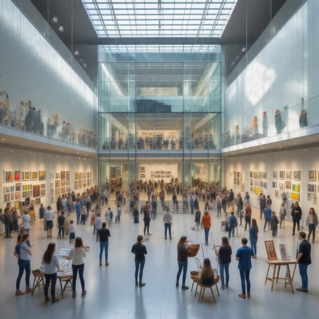 AI-created image of College of Fine Arts