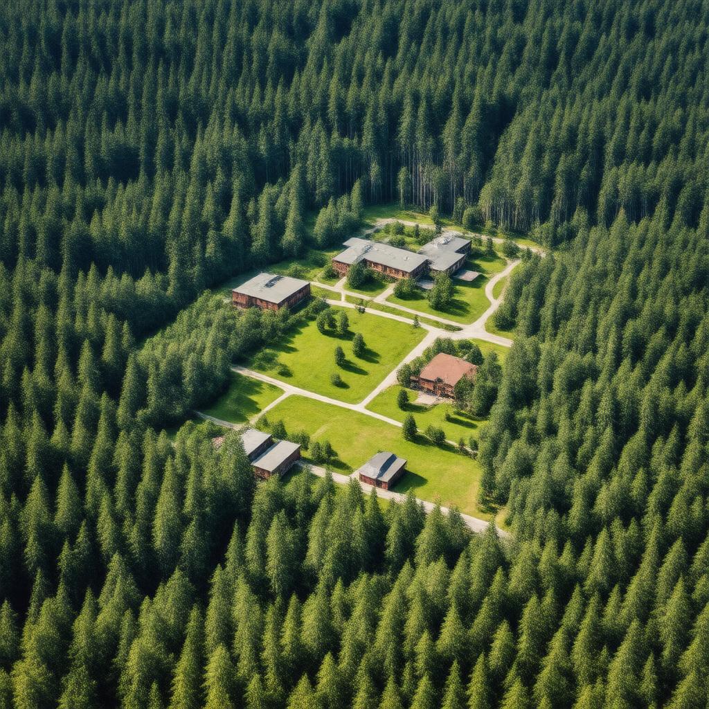 Click to view larger image AI-created image of College of Forestry