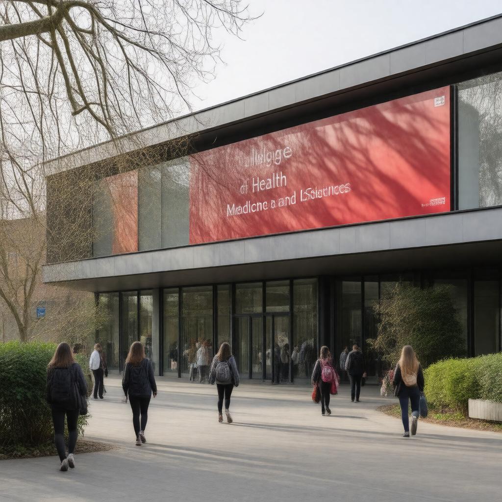 Click to view larger image AI-created image of College of Health, Medicine and Life Sciences