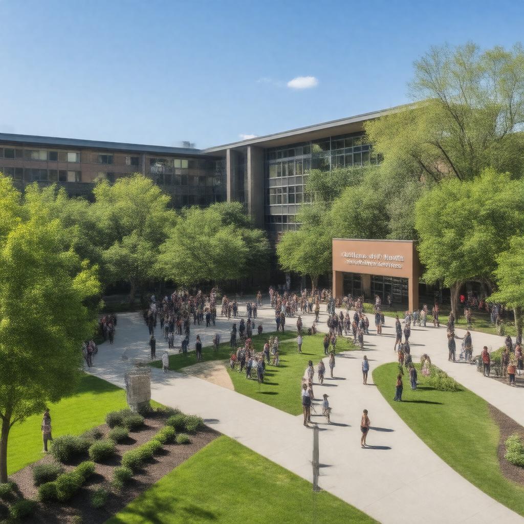 Click to view larger image AI-created image of College of Health and Human Services