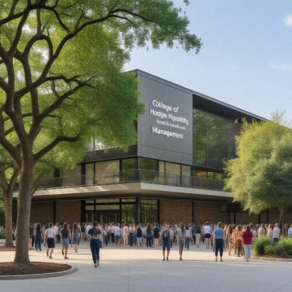 AI-created image of College of Hospitality, Retail and Sport Management