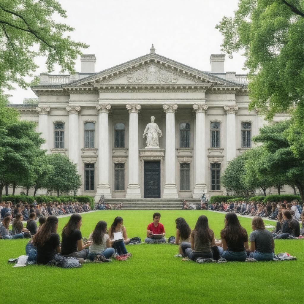 Click to view larger image AI-created image of College of Humanities