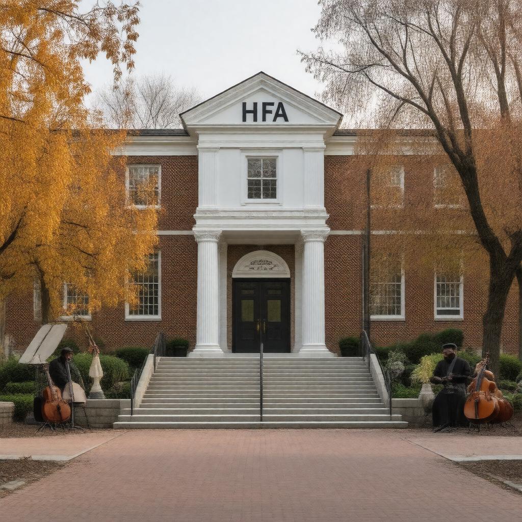 AI-created image of College of Humanities and Fine Arts