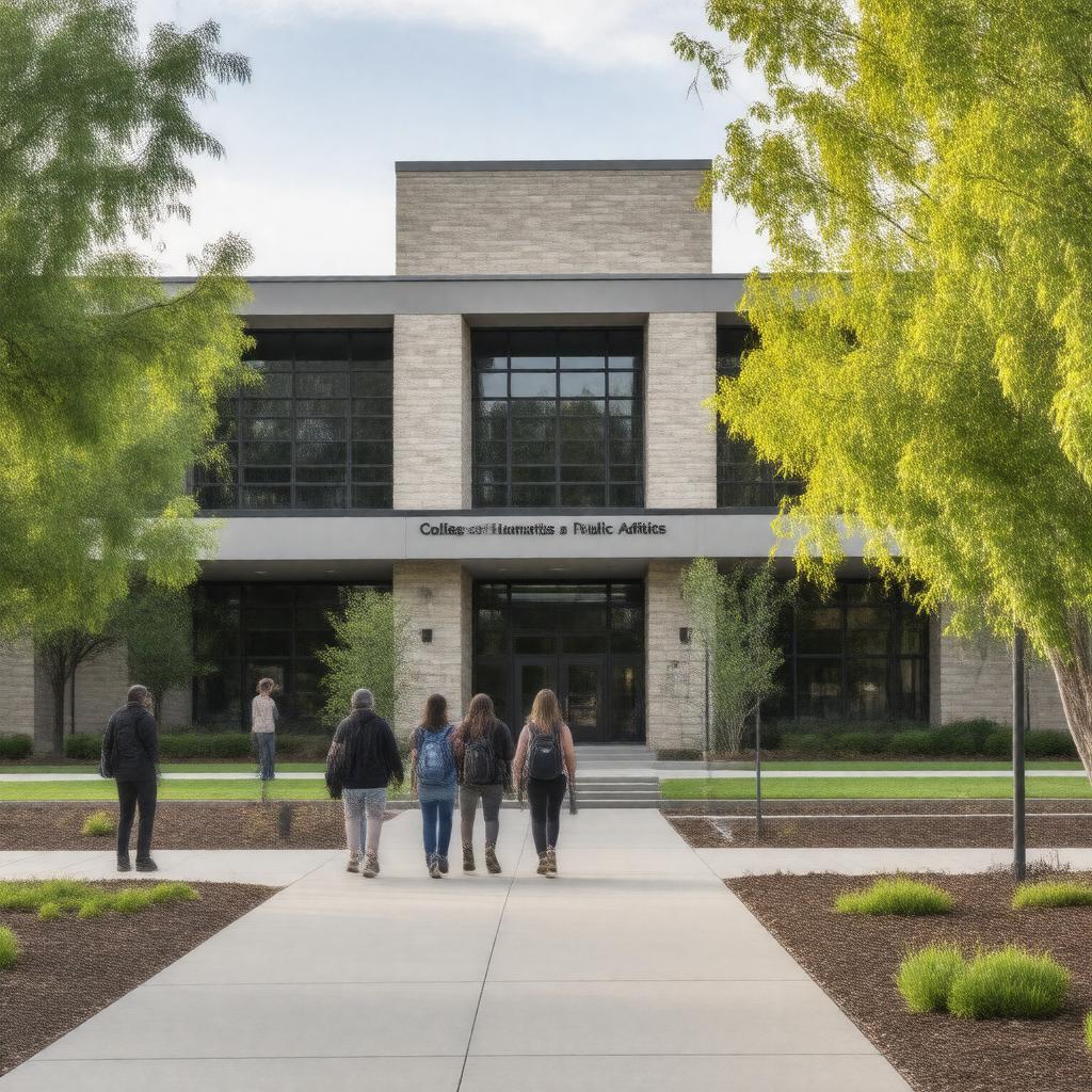 Click to view larger image AI-created image of College of Humanities and Public Affairs