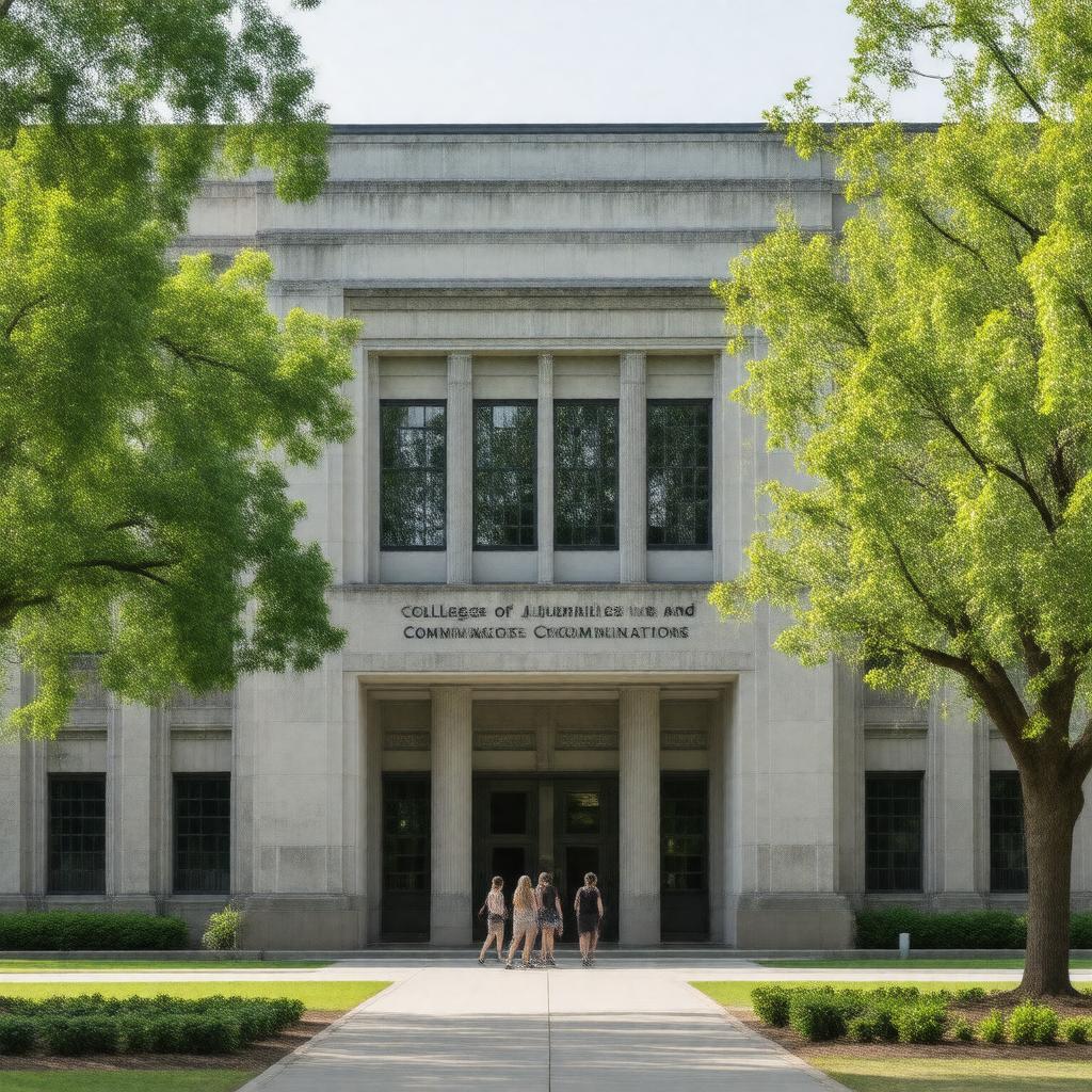 AI-created image of College of Journalism and Mass Communications