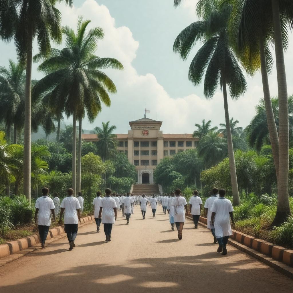 AI-created image of College of Medicine and Allied Health Sciences