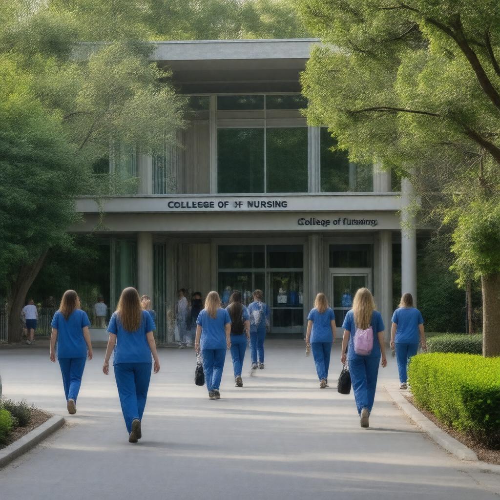 AI-created image of College of Nursing