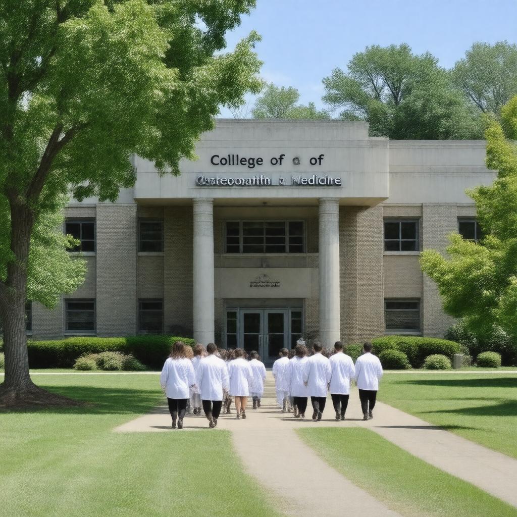 AI-created image of College of Osteopathic Medicine